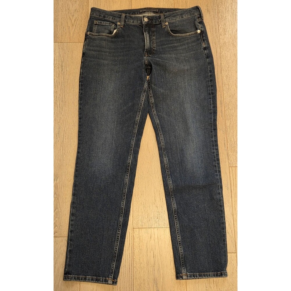 Everlane Uniform Athletic Fit Jeans Mens 31x30 Med Wash Stretch Organic Cotton